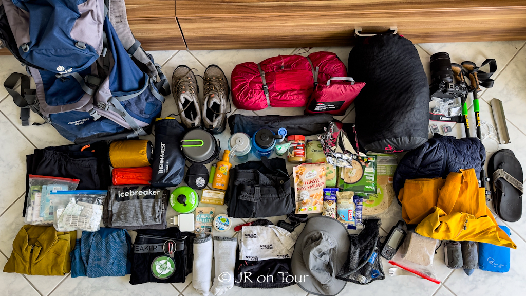 Ausrüstung Weitwanderung